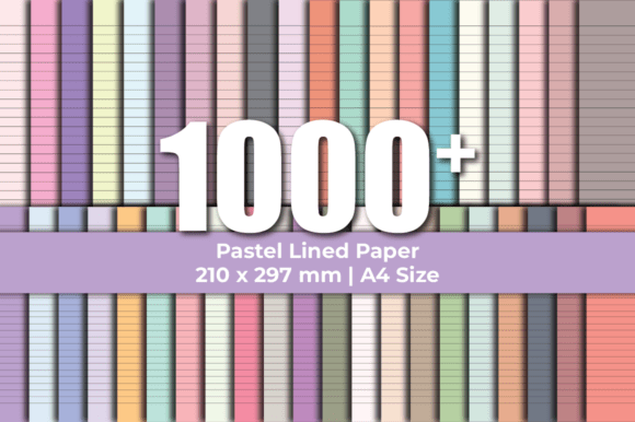 Download Lined Pages | Pastel Color Lined Paper - Lined paper Collection