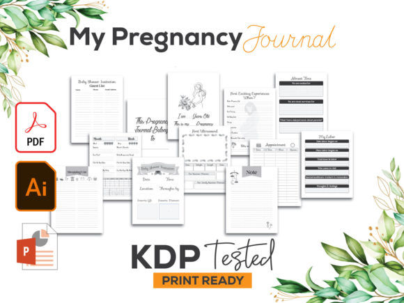 Download My Pregnancy Journal Log KDP Interior - Kdp interior Collection