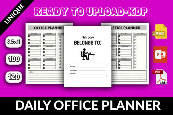 Download Daily Office Planner (KDP Interior) - Kdp interior Collection
