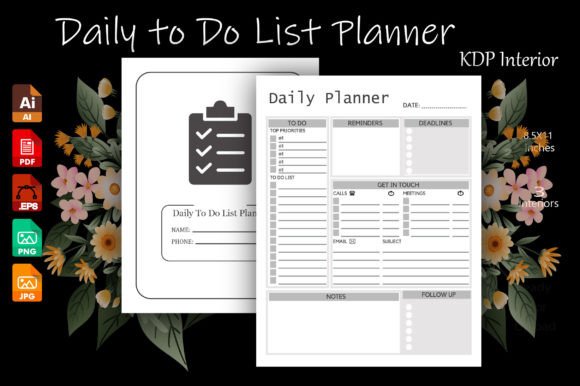 Download To Do List Planner Editable KDP Interior - Kdp interior Collection