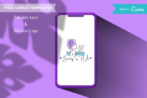 Download Canva Logo Templates - Hot Shower Logo - Templates Collection