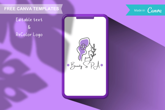 Download Canva Logo Templates - Beauty Hair Logo - Templates Collection