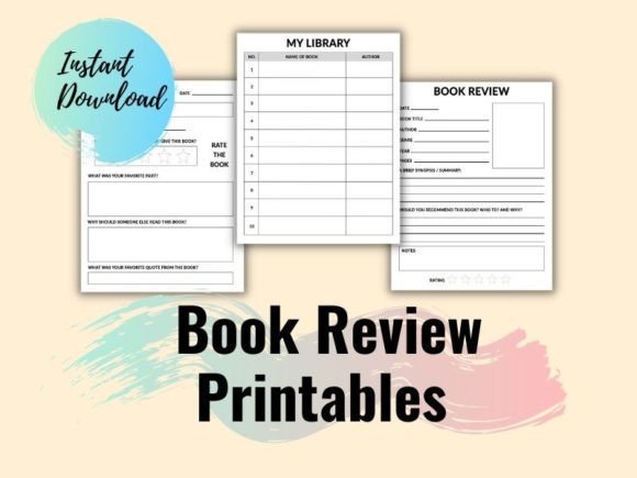 Download Book Review Template Printables - Printable Collection