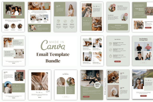 Download Editable Email Marketing Canva Templates - Templates Collection