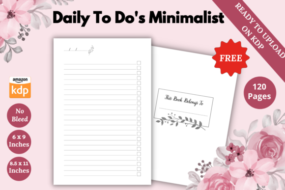 Download FREE Daily to Do List - KDP Interior - Kdp interior Collection