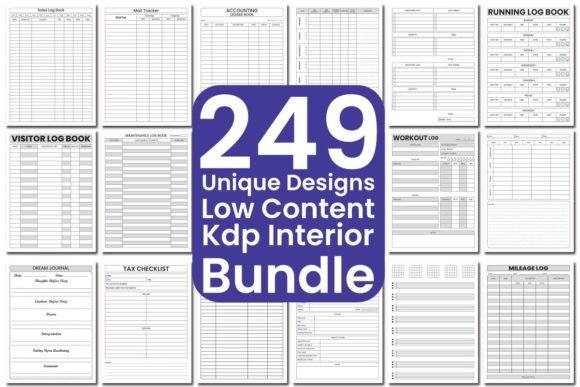 Download Low Content KDP Interior Bundle - Kdp interior Collection