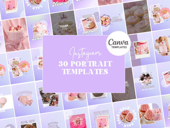 Download Purple Instagram Canva Templates - Templates Collection