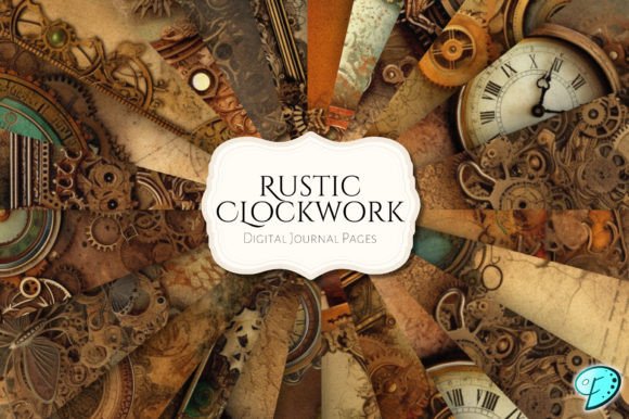 Download Rustic Clockwork Printable Journal Pages - Printable Collection