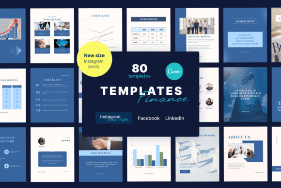 Download Finance Canva Templates Bundle - Templates Collection