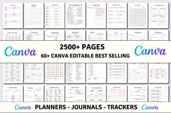 Download 60+ Editable Canva Planners Templates - Templates Collection