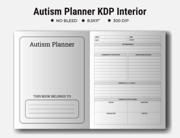 Download Autism Planner KDP Interior - Kdp interior Collection
