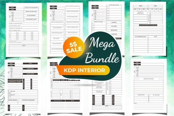 Download KDP Interior Template Mega Bundle Vol.7 - Kdp interior Collection