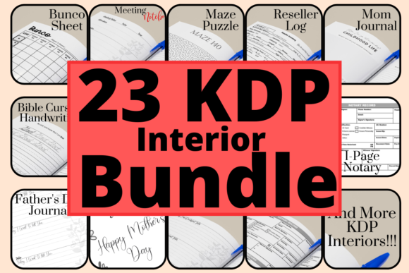 Download 23 KDP Interior Bundle - Kdp interior Collection