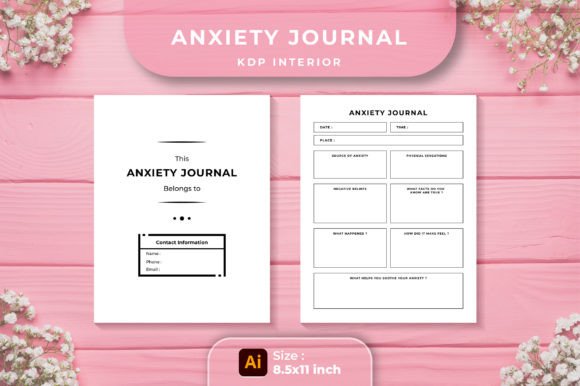 Download Anxiety Journal KDP Interior - Kdp interior Collection