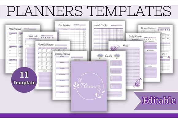 Download Daily Weekly Monthly Planners Templates - Templates Collection