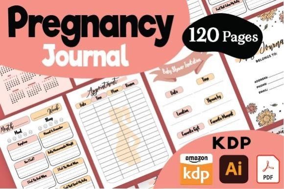Download My Pregnancy Journal Log | KDP Interior - Kdp interior Collection