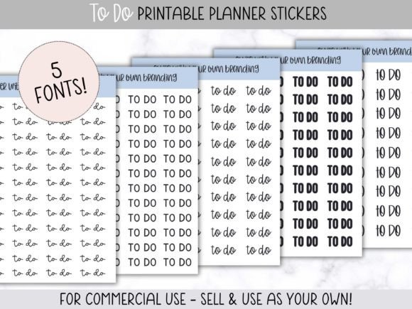 Download To Do Printable Planner Stickers - Printable Collection
