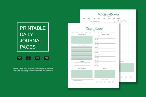 Download Daily Journal, Kdp Interior Pages - Kdp interior Collection