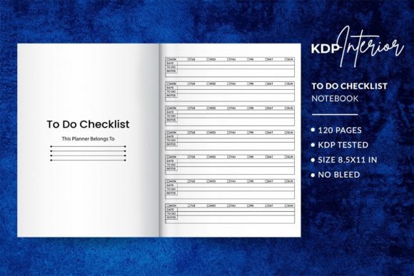 Download Daily to Do Checklist KDP Interior - Kdp interior Collection