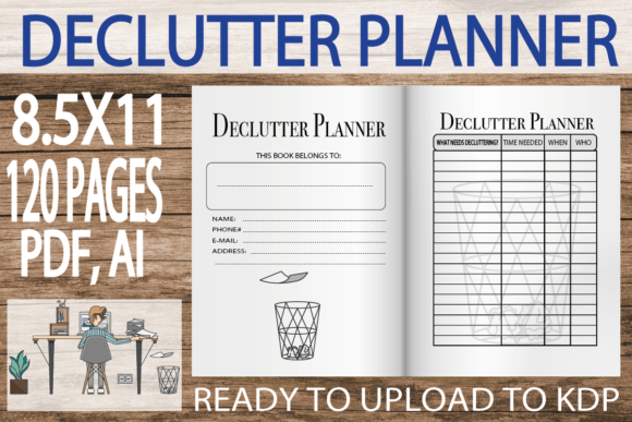 Download Declutter Planner | KDP Interior - Kdp interior Collection