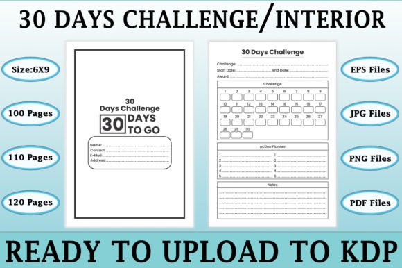 Download 30 Days Challenge | KDP Interior - Kdp interior Collection