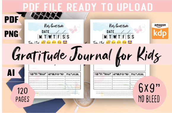 Download Gratitude Journal for Kids |KDP Interior - Kdp interior Collection