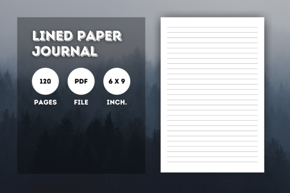 Download KDP Interior Lined Paper Journal - Lined paper Collection