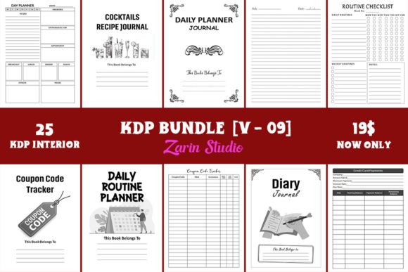 Download 25 KDP Interior Bundle V-9 - Kdp interior Collection