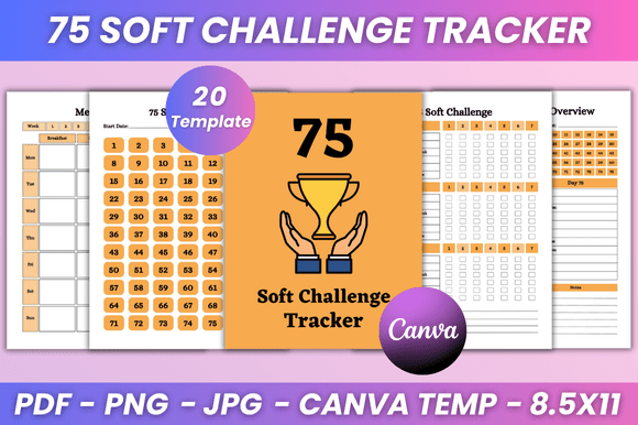 Download 75 Soft Challenge Tracker Kdp Interior - Kdp interior Collection