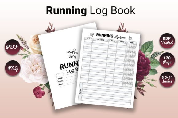 Download Running Log Book KDP Interior - Log book Collection
