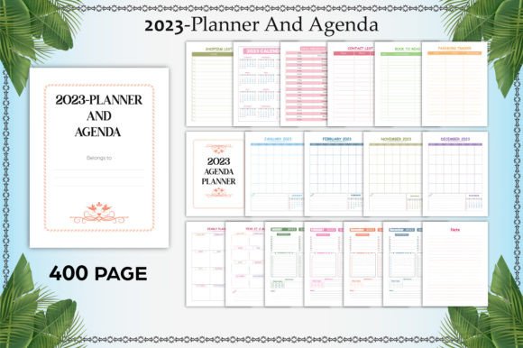 Download 2023 Planner and Agenda KDP Interior - Kdp interior Collection