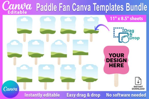 Download Editable Paddle Fan Canva Templates - Templates Collection
