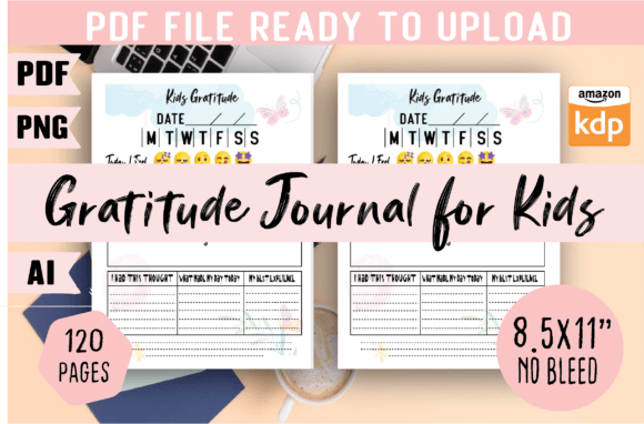 Download Gratitude Journal for Kids |KDP Interior - Kdp interior Collection