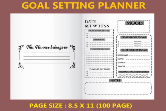 Download Goal Setting Planner for Kdp Interiors - Kdp interior Collection