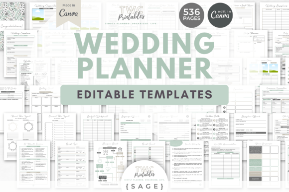 Download Wedding Planner Canva Templates | SAGE - Templates Collection