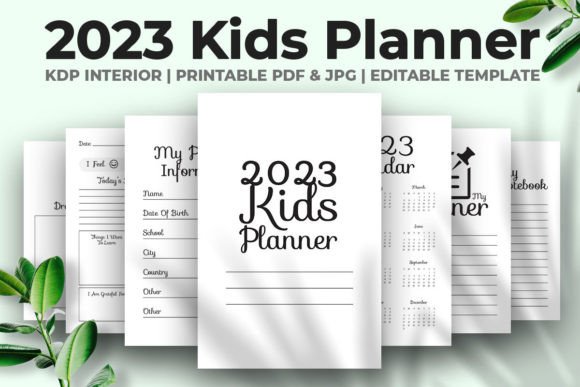 Download 2023 Kids Planner KDP Interior - Kdp interior Collection