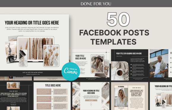 Download 50 Facebook Posts Canva Templates - Templates Collection
