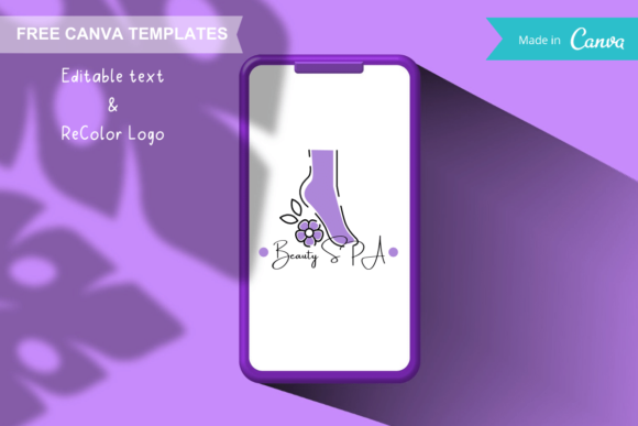 Download Canva Logo Templates - Foot Relaxing - Templates Collection