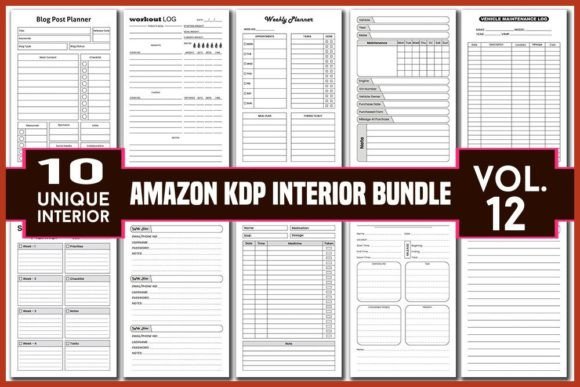 Download Low Content KDP Interior Bundle - Kdp interior Collection