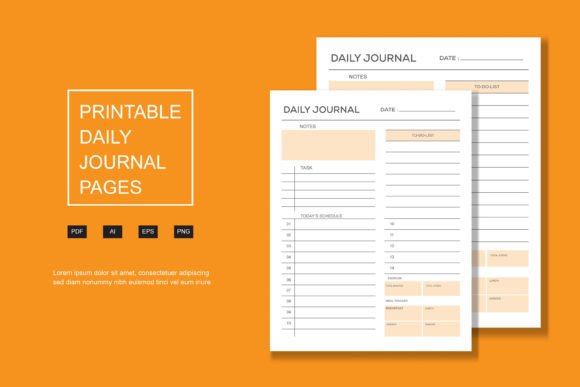 Download Daily Journal, Kdp Interior Pages - Kdp interior Collection