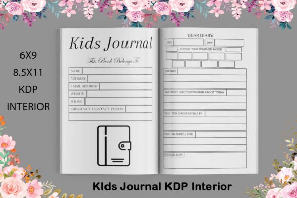Download Kids Journal KDP Interior - Kdp interior Collection