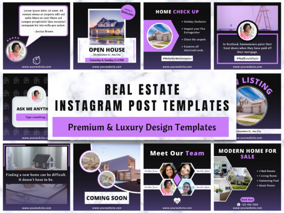 Download Real Estate Instagram Canva Templates - Templates Collection