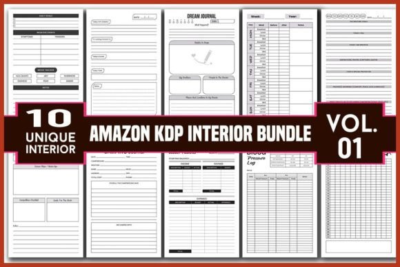 Download Low Content KDP Interior Bundle, - Kdp interior Collection