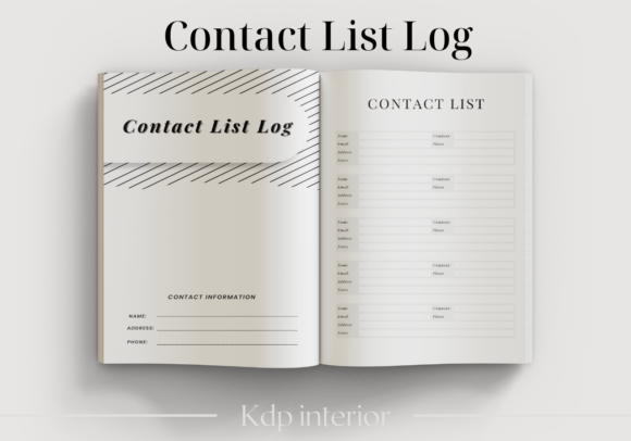 Download Contact List Journal - KDP Interior - Kdp interior Collection