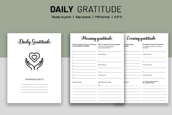 Download Daily Gratitude KDP Interior - Kdp interior Collection